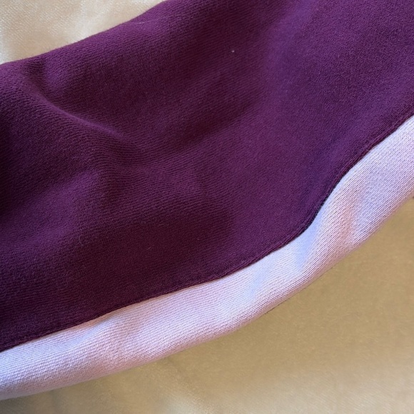 Roots Purple Sweatpants Elastic Cuffs Athleisure - Picture 6 of 6